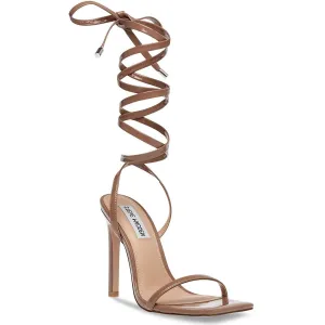 Uplift Womens Strappy Square Toe Heel Sandals