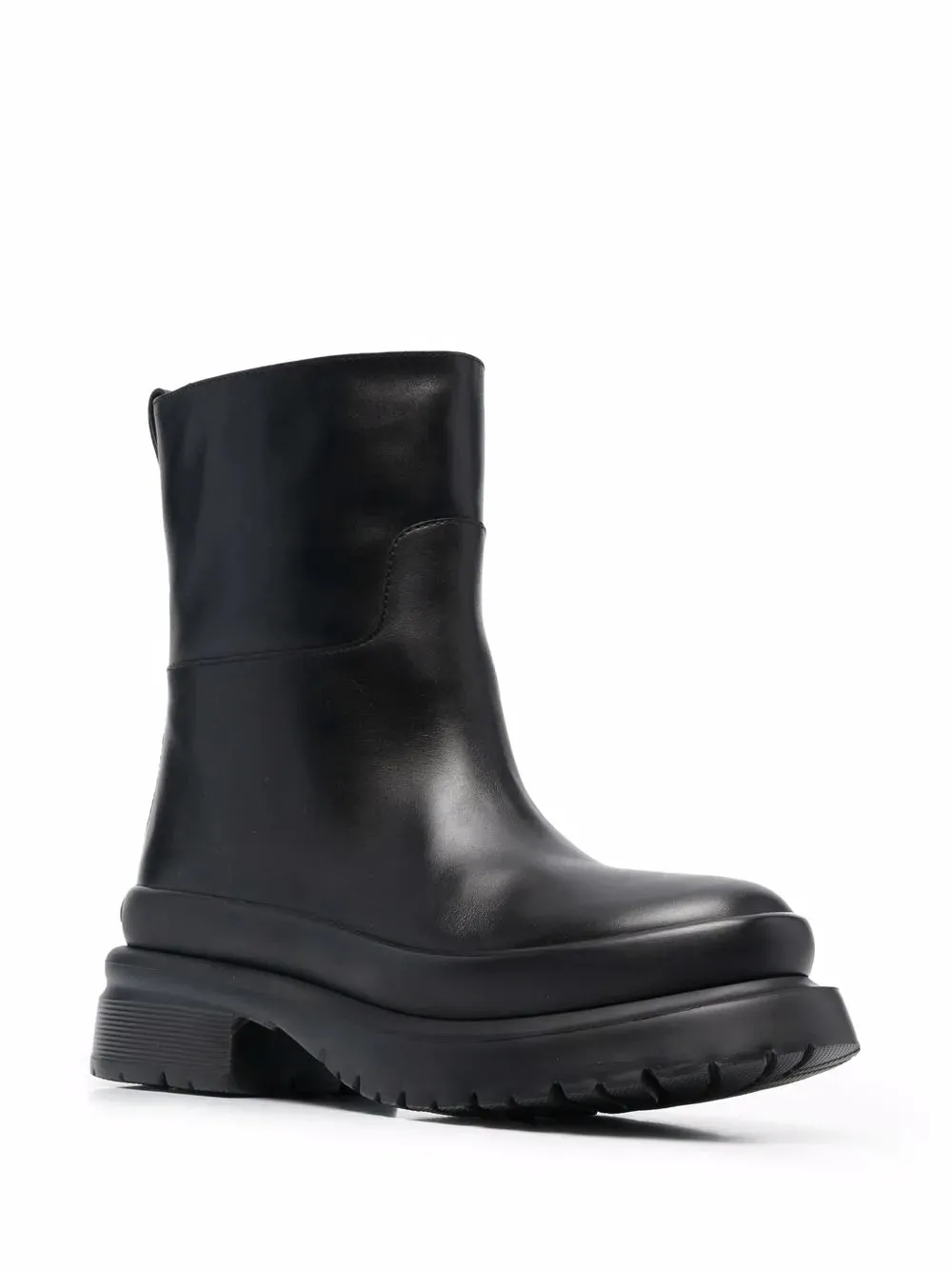 Valentino Rockstud Almond-Toe Ankle Boots