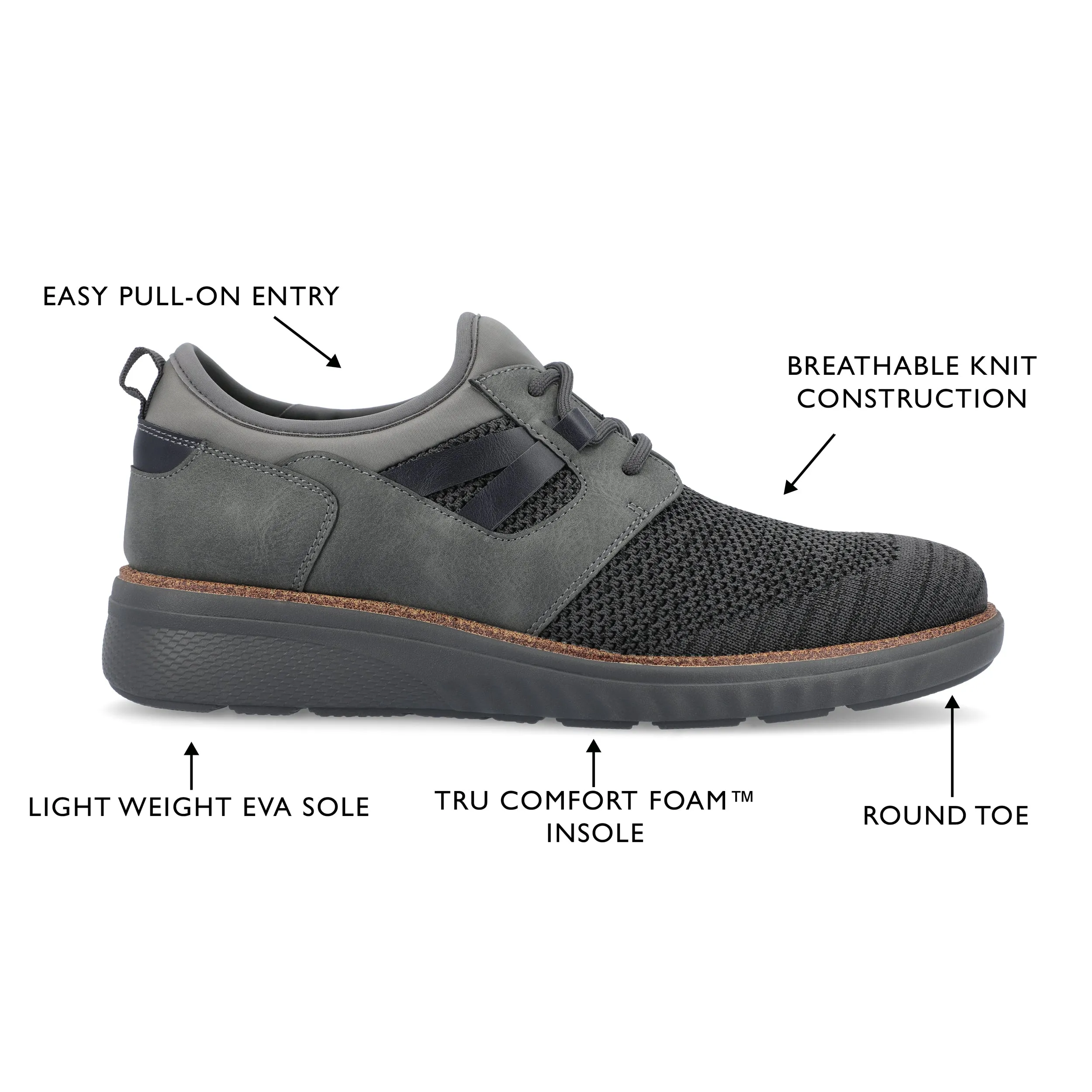 Vance Co. Claxton Knit Sneaker
