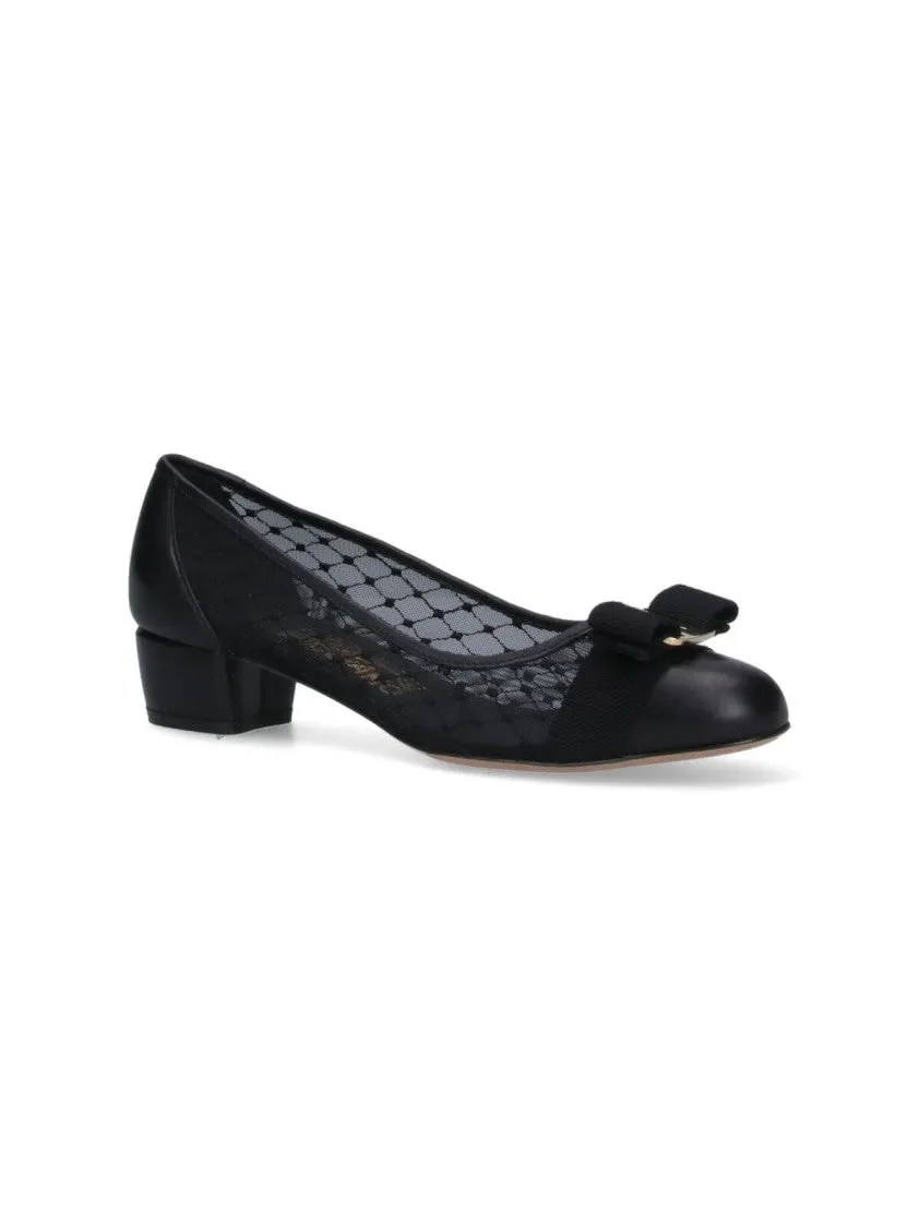 Vara" Mesh Dcollet  Black
