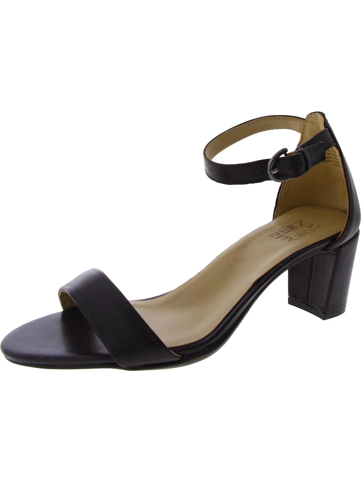 Vera Womens Patent Ankle Strap Wedge Sandals