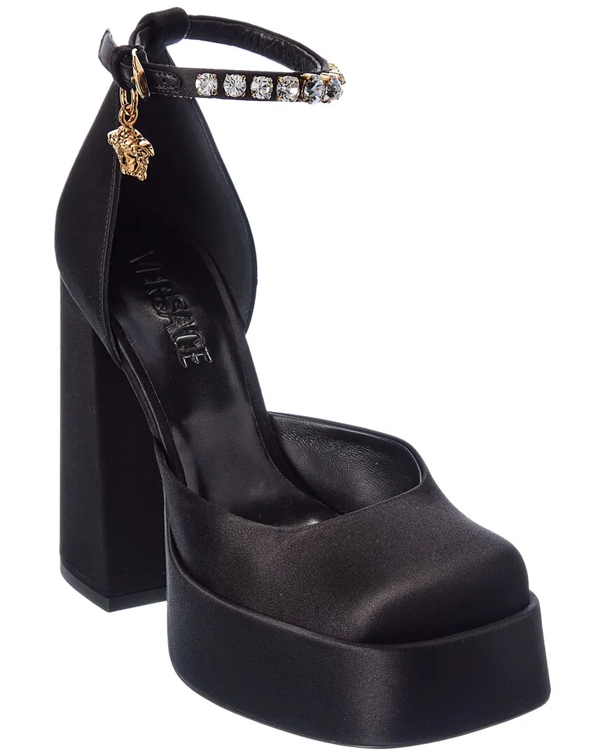 Versace Aevitas Silk Platform Pump