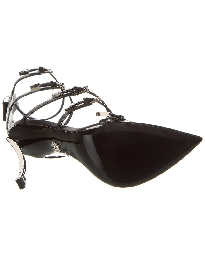 Versace Pin-Point Leather Sandal