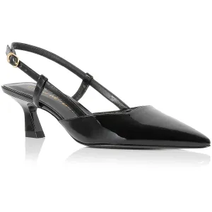 Vinnie 50 Slingback Womens Solid Leather Slingback Heels