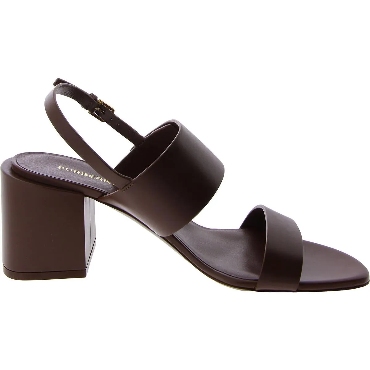 Virginia Womens Leather Ankle Strap Slingback Heels