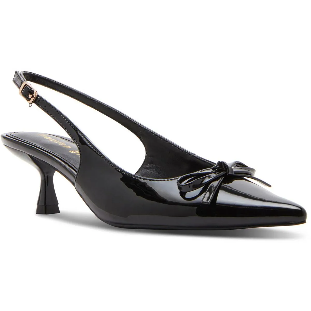 VOGUE Womens Slingback Pointed toe Kitten Heels
