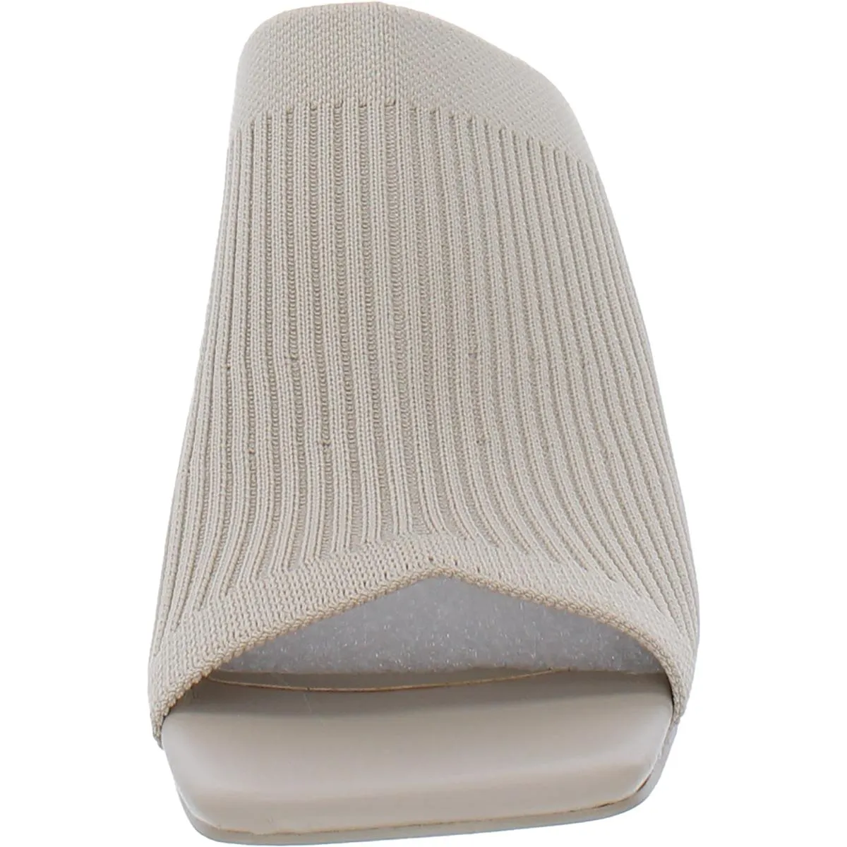 Wendi Womens Faux Leather Square Toe Mules