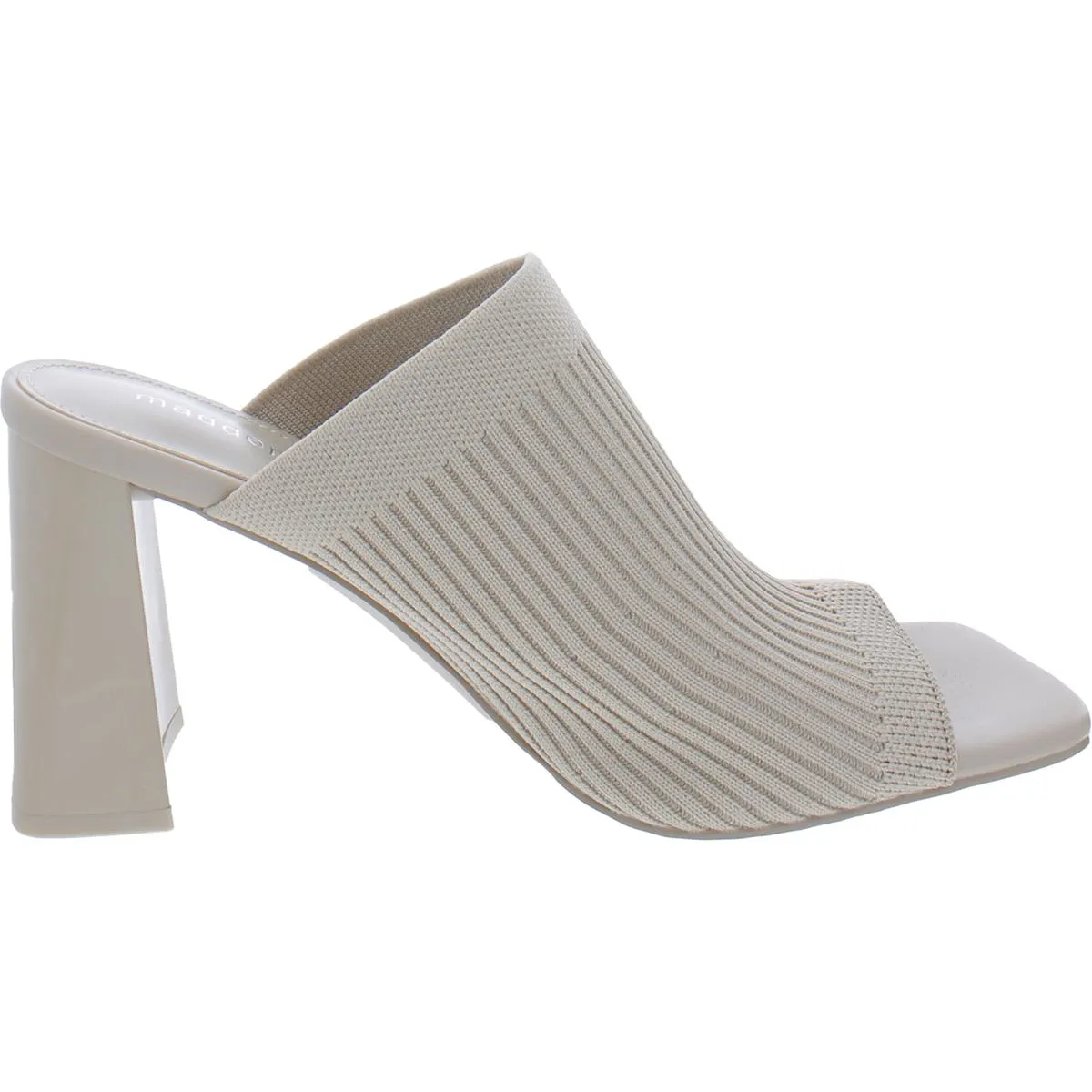 Wendi Womens Faux Leather Square Toe Mules