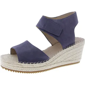 WESLIA Womens Adjustable Faux Suede Espadrille Heels