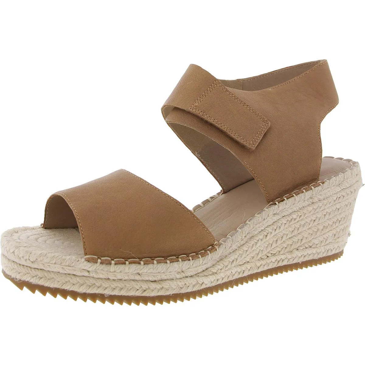 WESLIA Womens Adjustable Faux Suede Espadrille Heels
