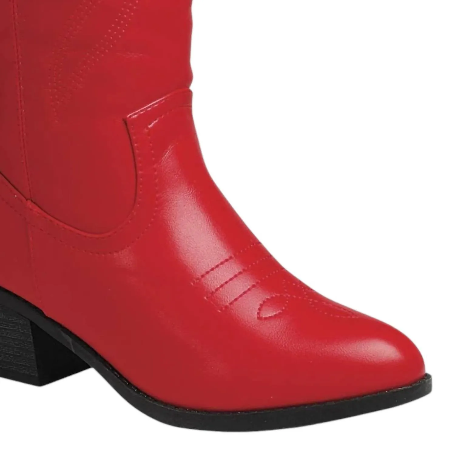 Western Cowgirl Red Boots
