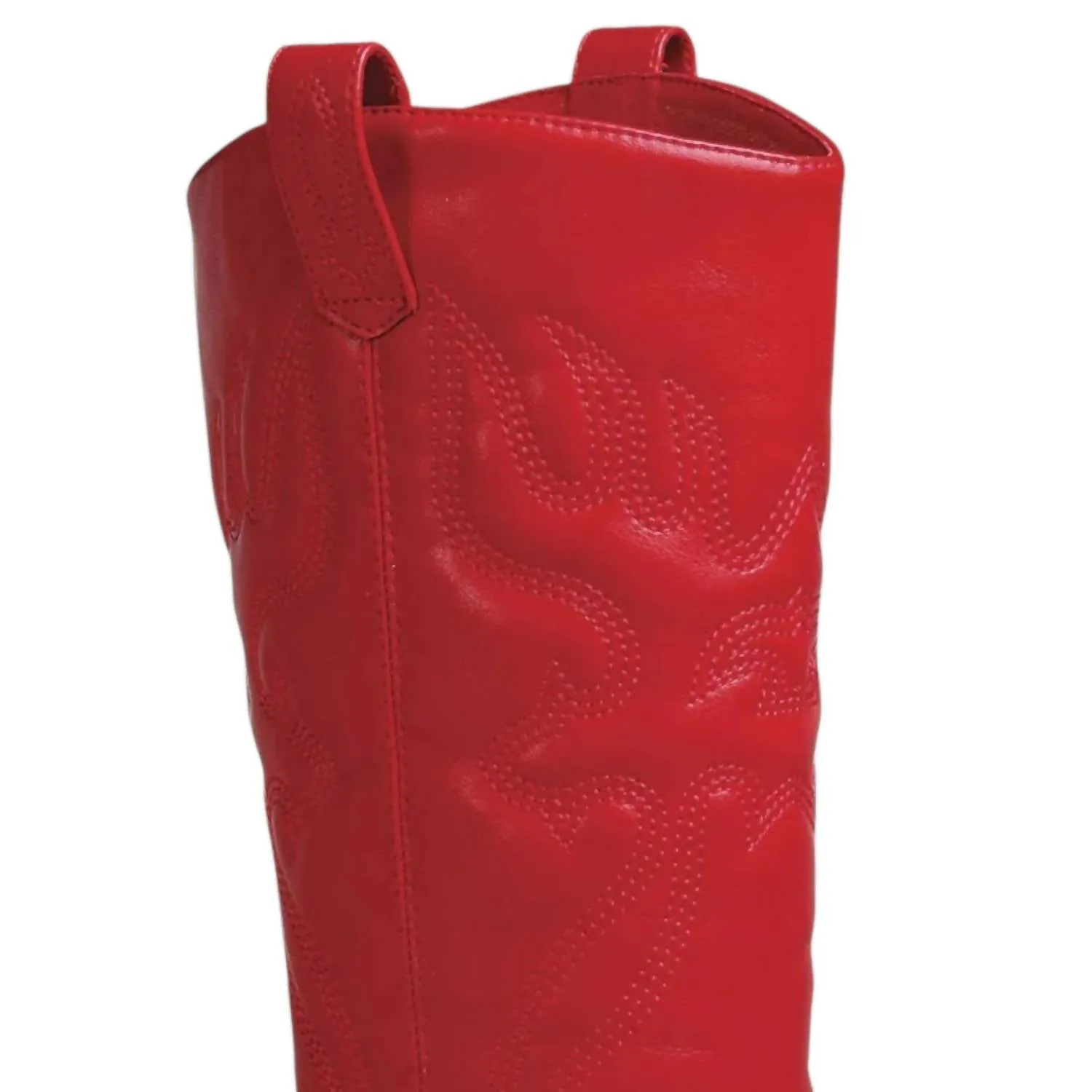 Western Cowgirl Red Boots