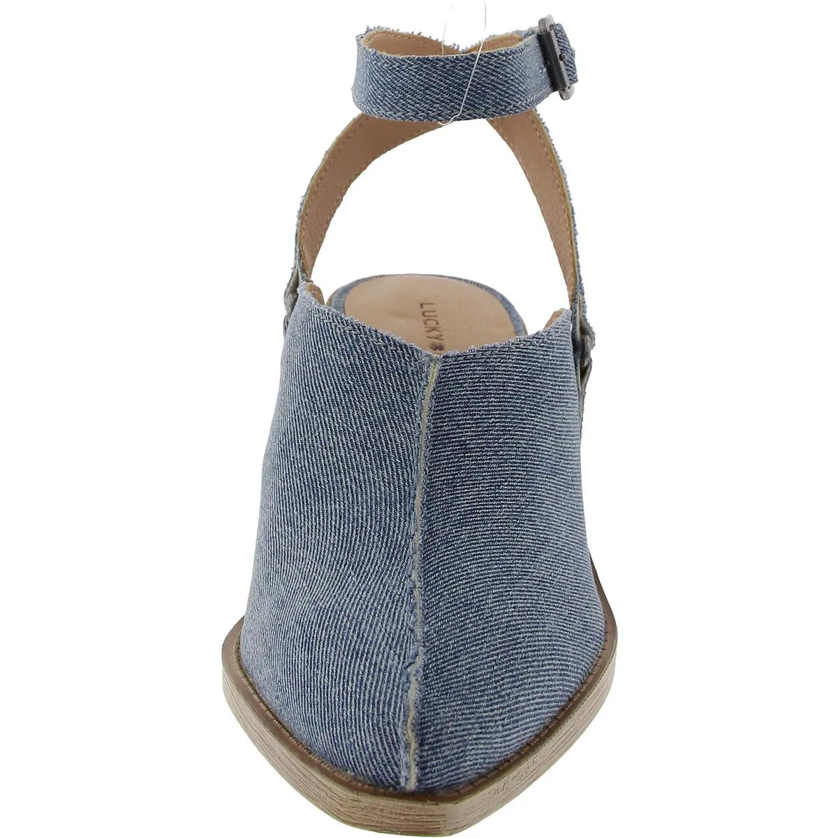 Winola Womens Suede Pointed Toe Ankle Strap