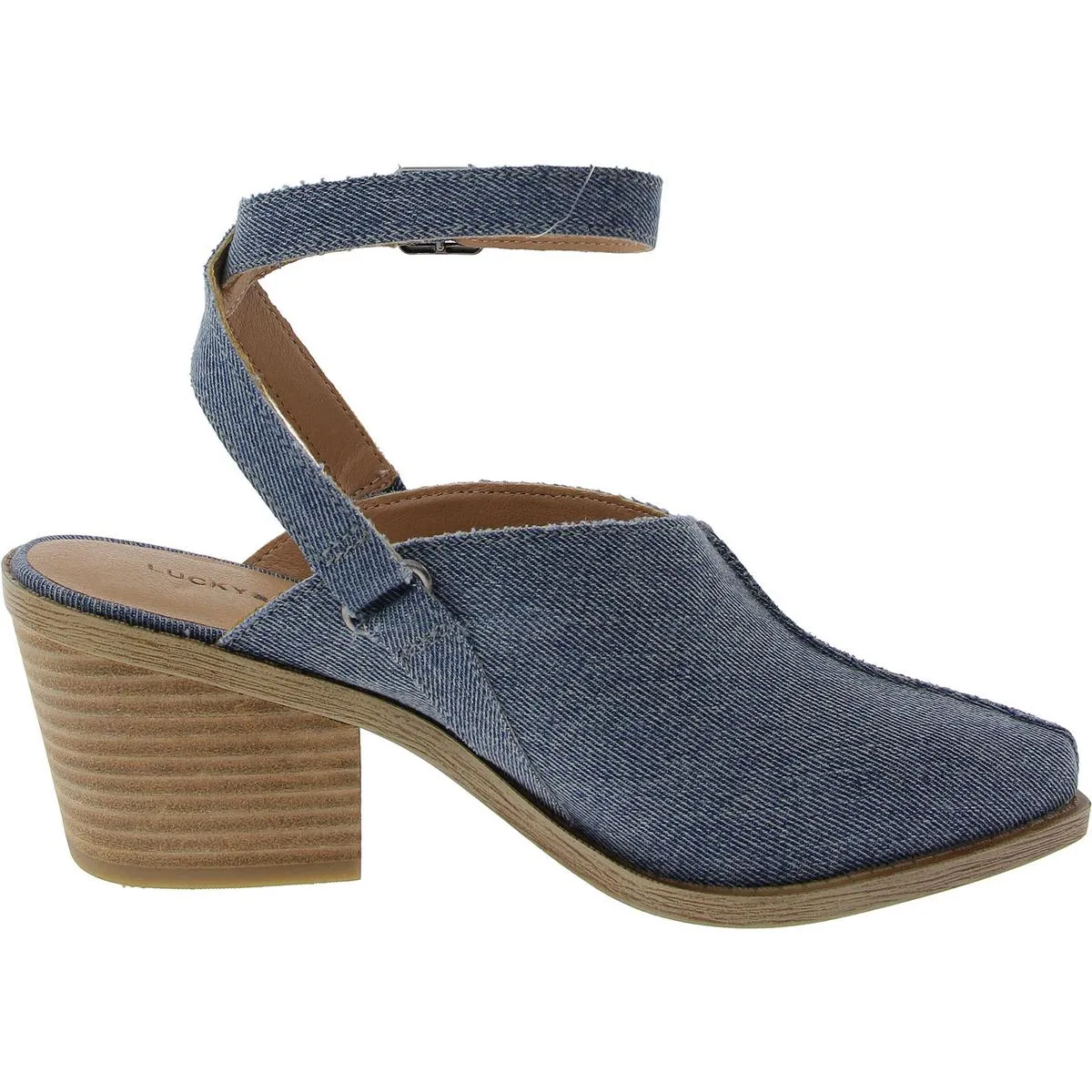 Winola Womens Suede Pointed Toe Ankle Strap
