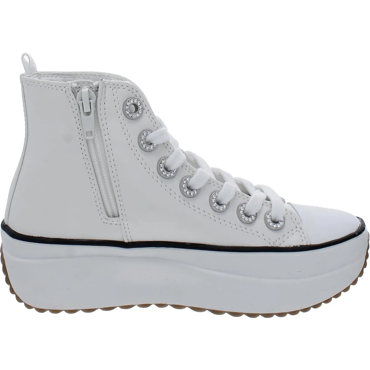 Winston Girls High Top Zipper Casual and Fashion Sneakers