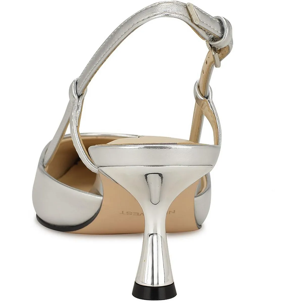WNRHONDA Womens Solid Faux Leather Ankle Strap