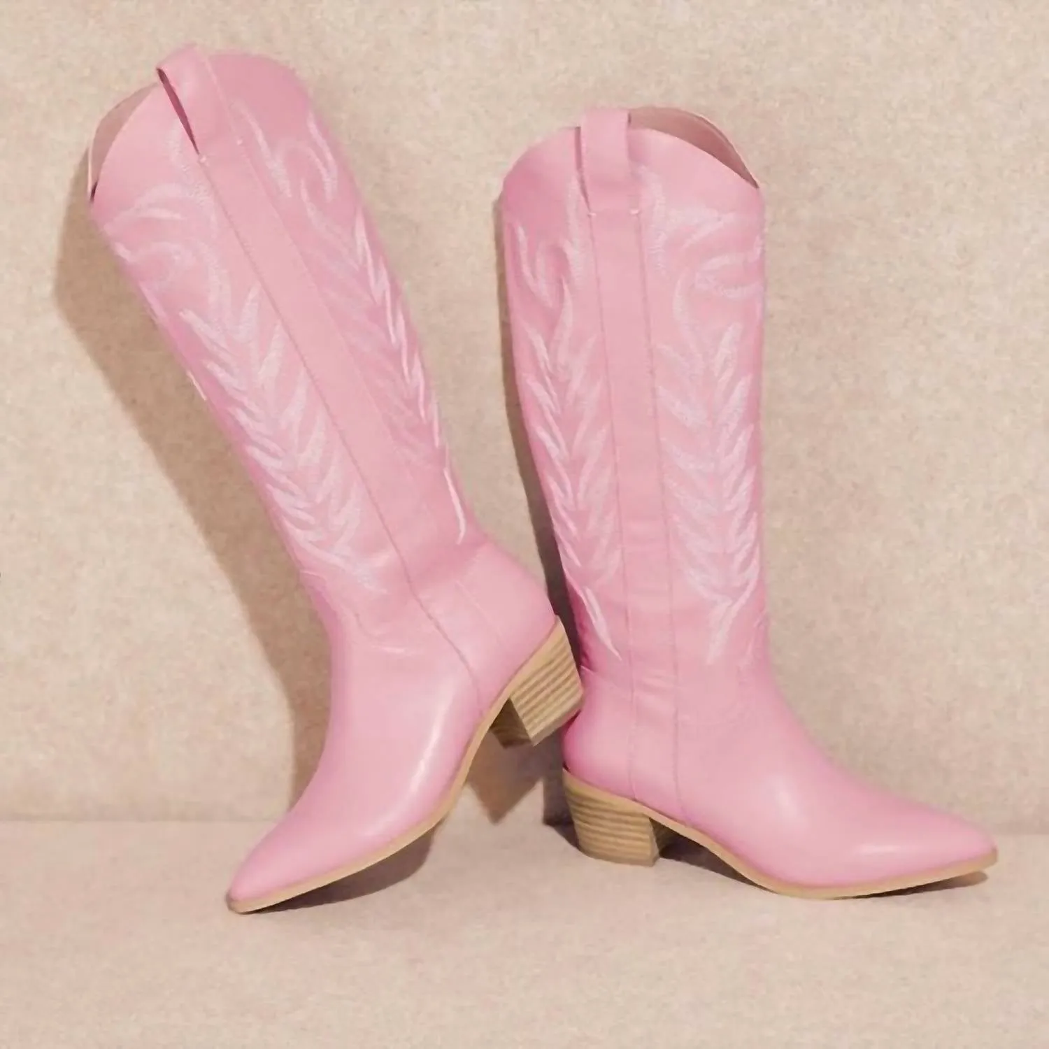 Women Cowboy Casanova Killer Boots In Pink
