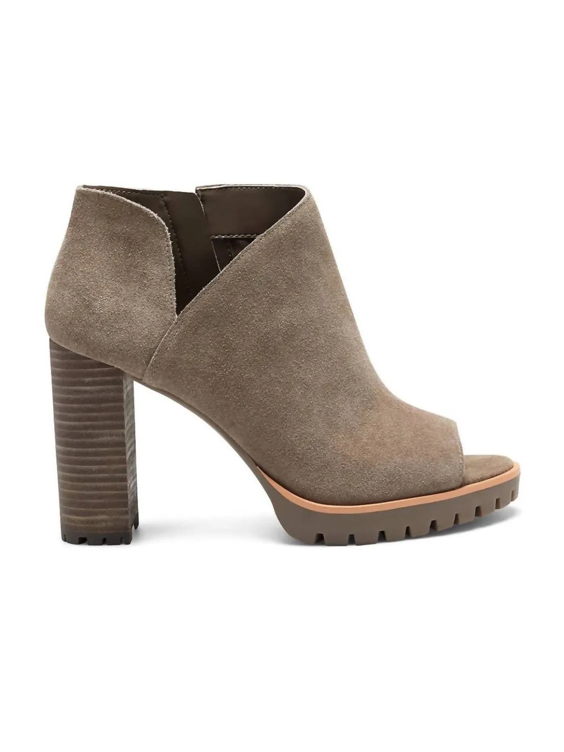 Women Hevana Open Toe Bootie In Beige