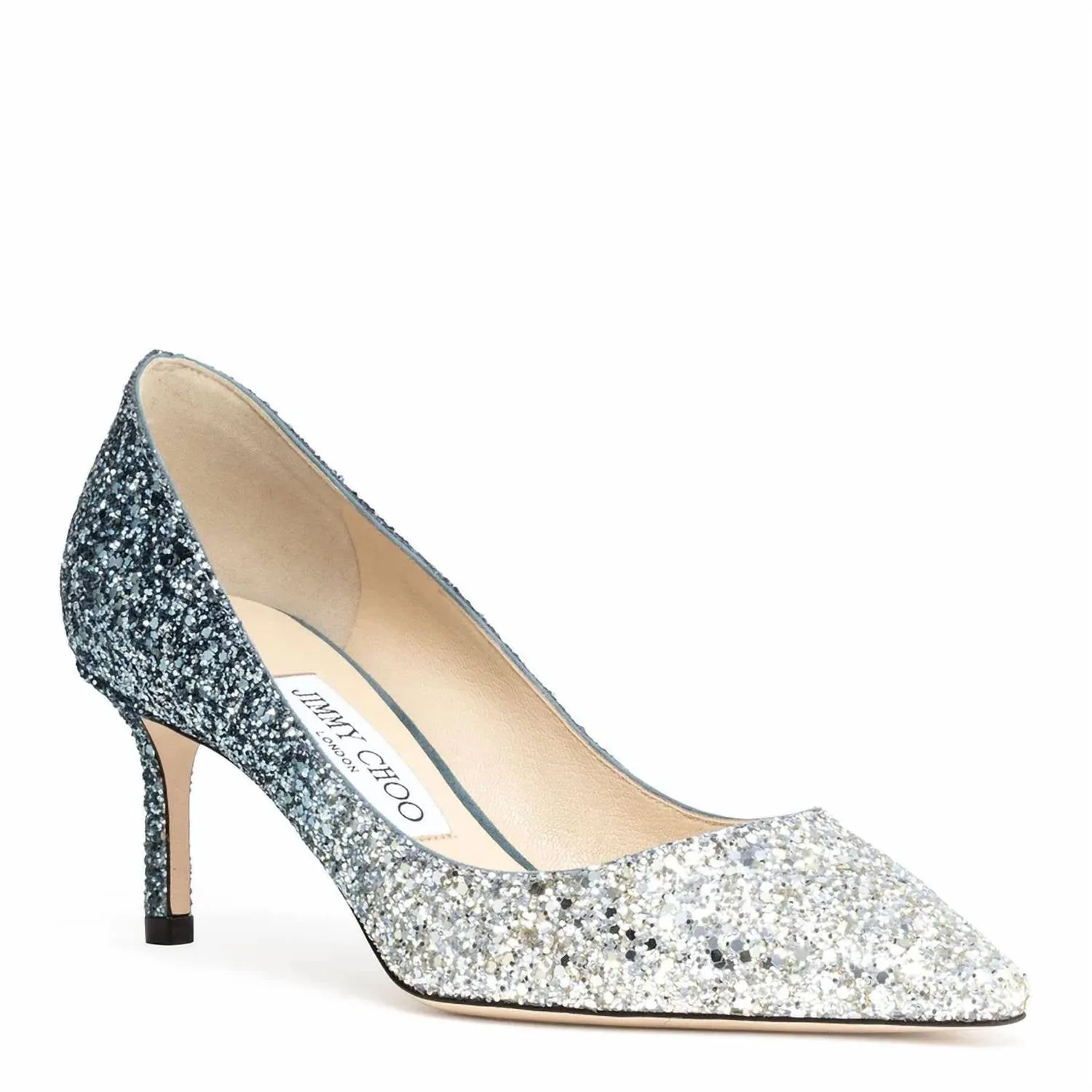 Women Romy 60 Pumps In Silver And Dusk Blue