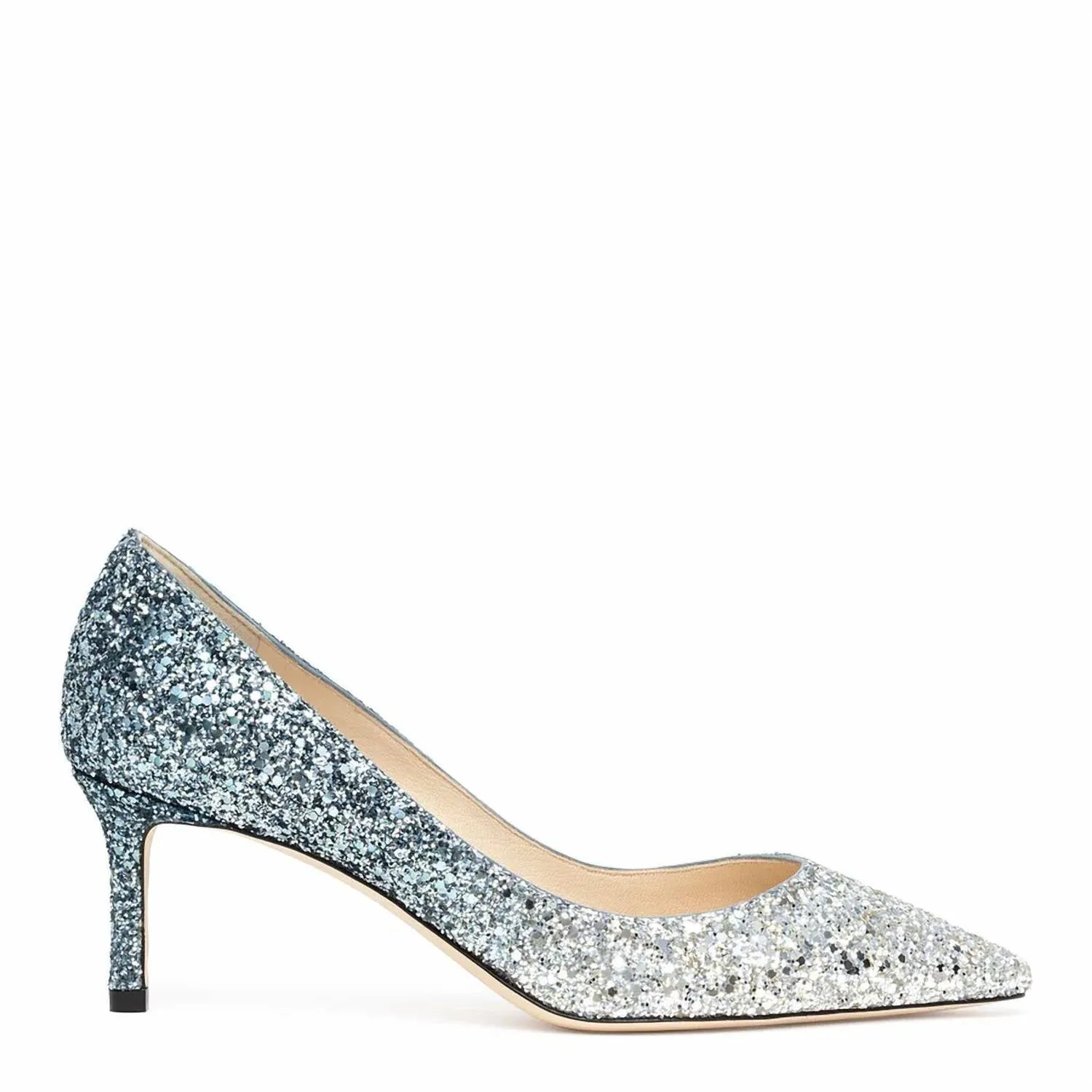 Women Romy 60 Pumps In Silver And Dusk Blue