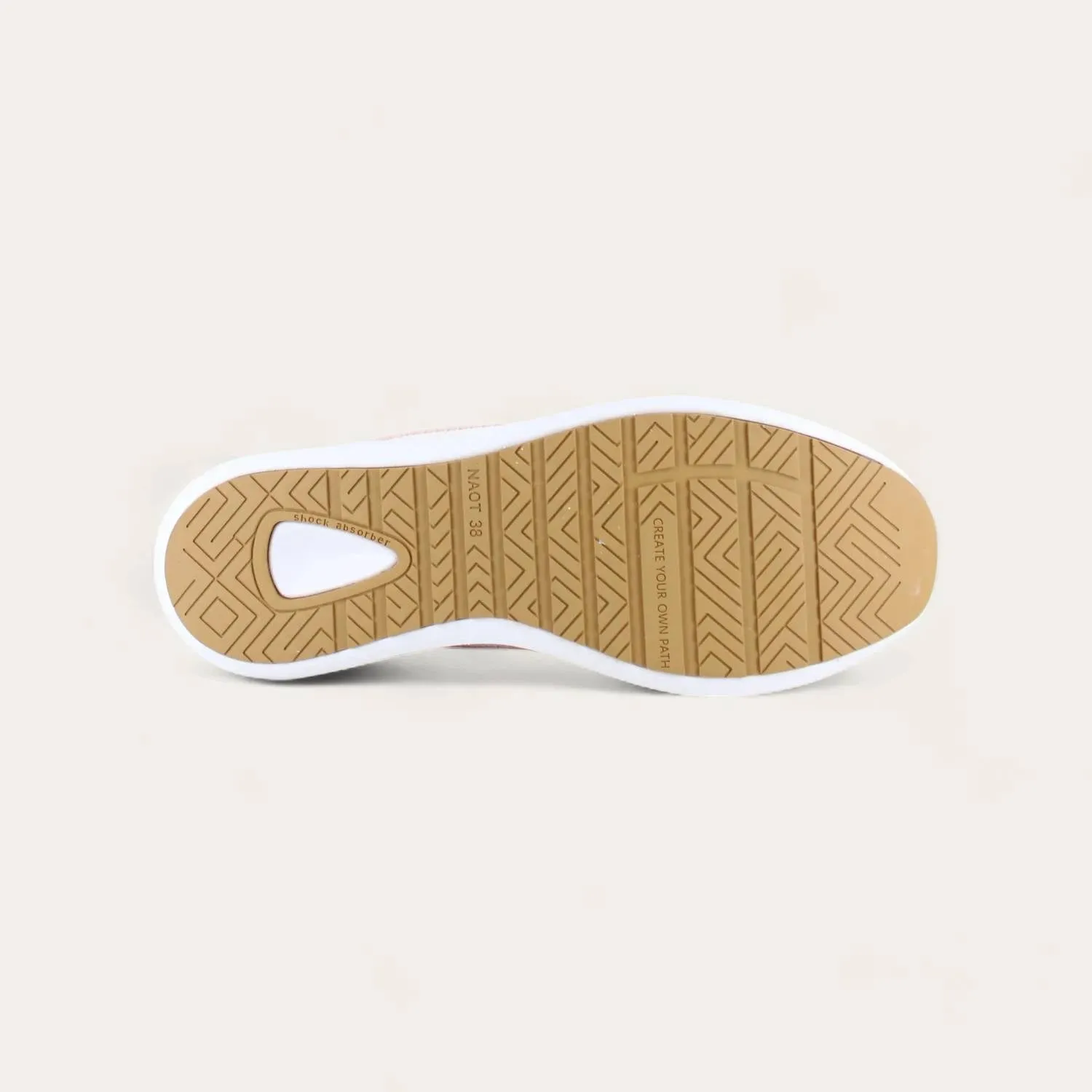 Women's Adonis Slip On Sneakers - Medium In White/pink Knit