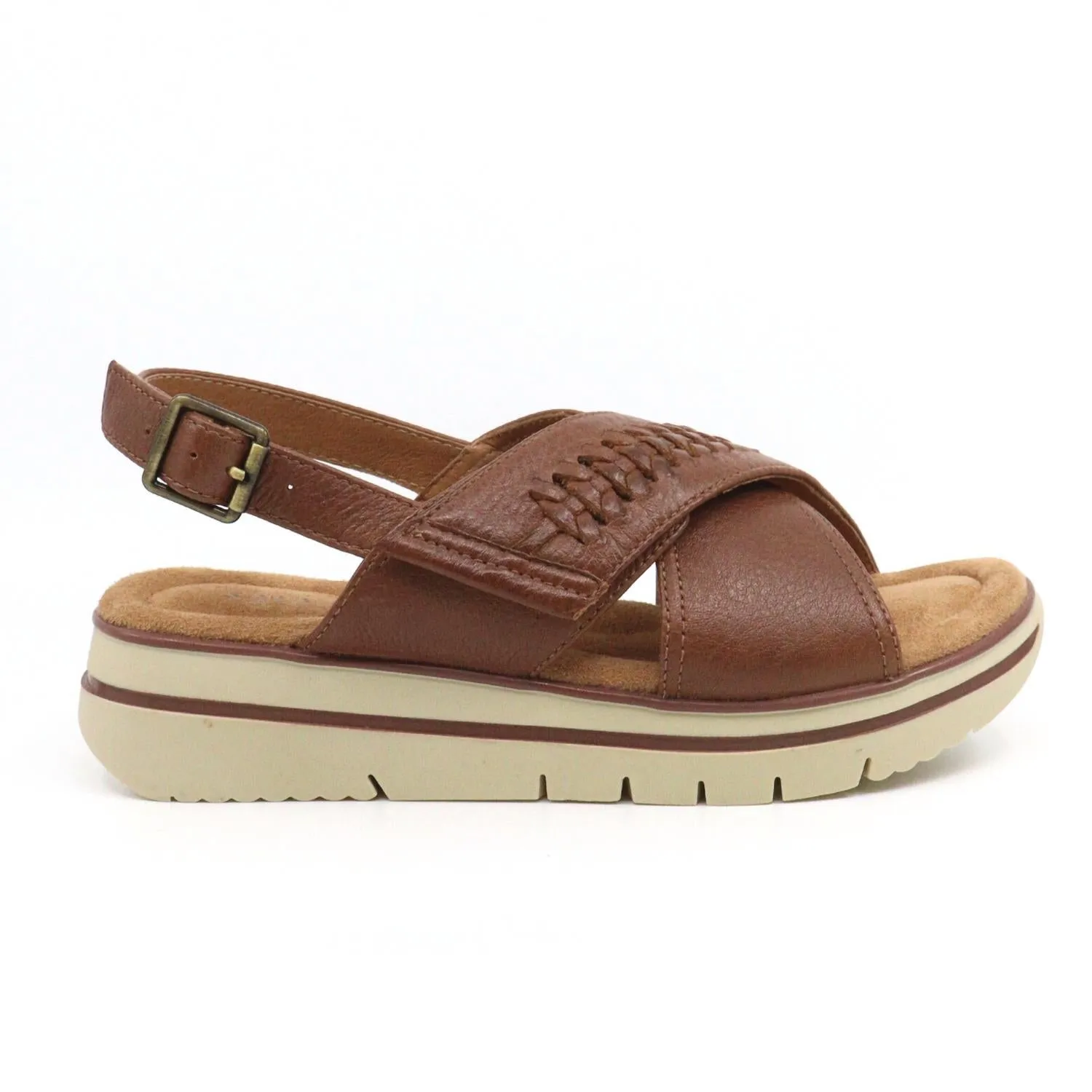 Women's Aidan Platforms In Cuoio Pebble