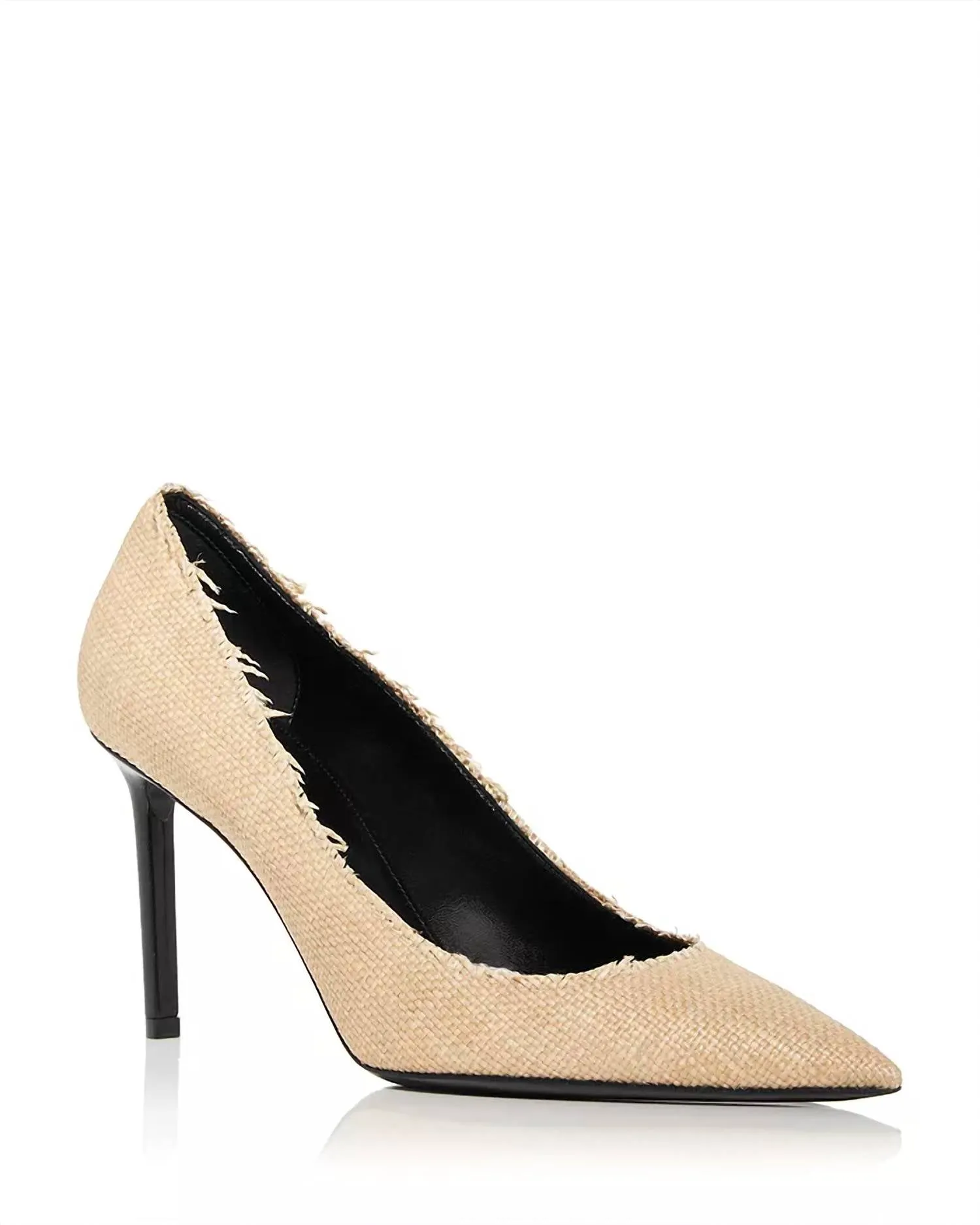 Women's Anja Woven Pointed Toe Pumps In Tan