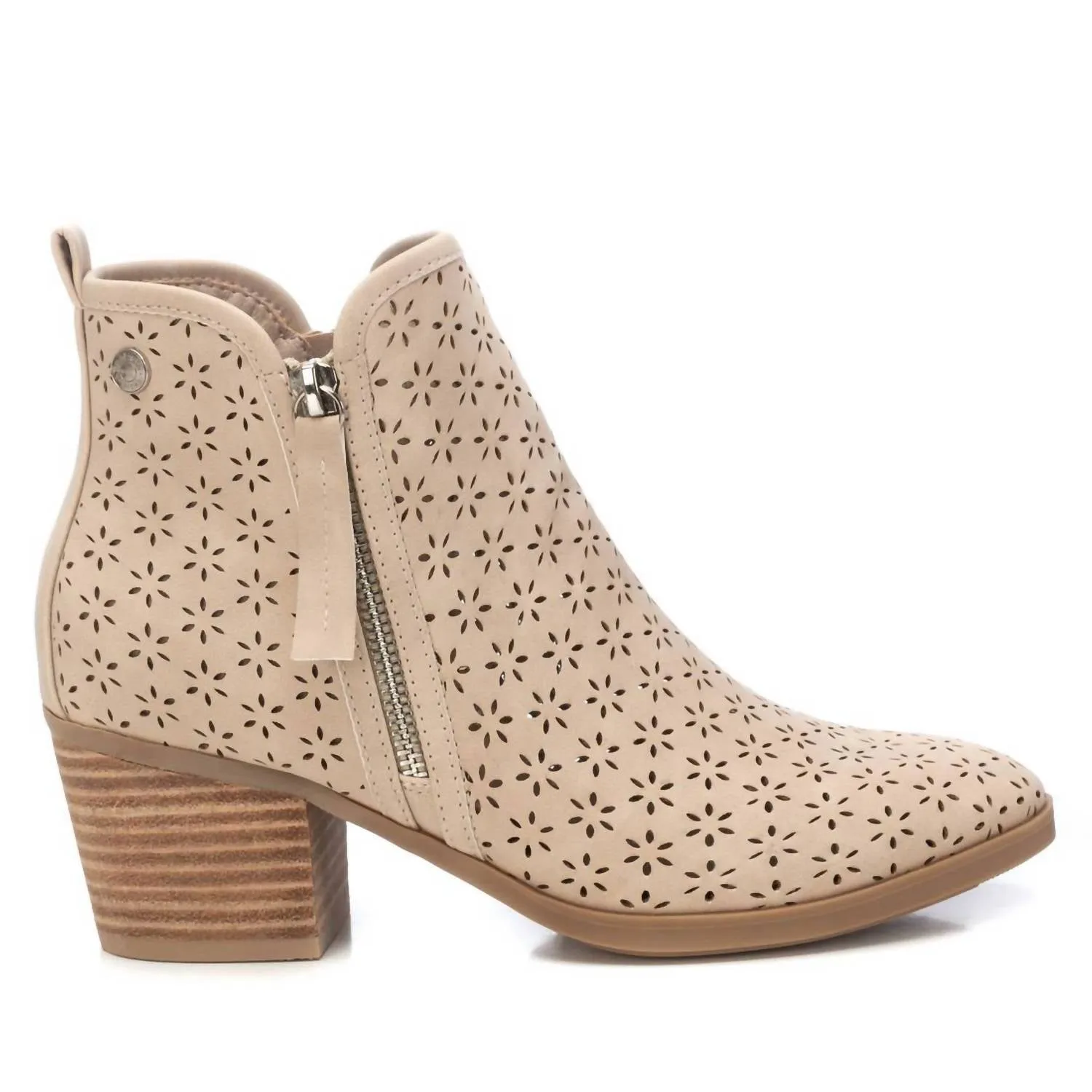 Women's Ankle Booties In Beige