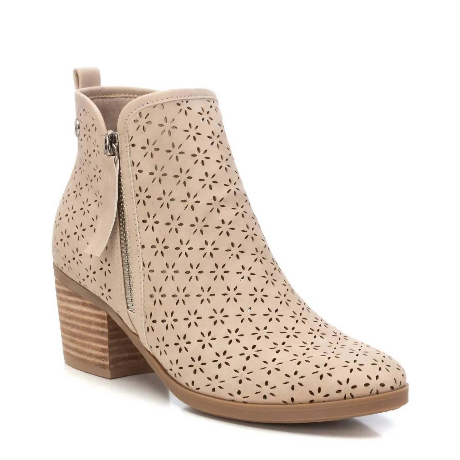 Women's Ankle Booties In Beige