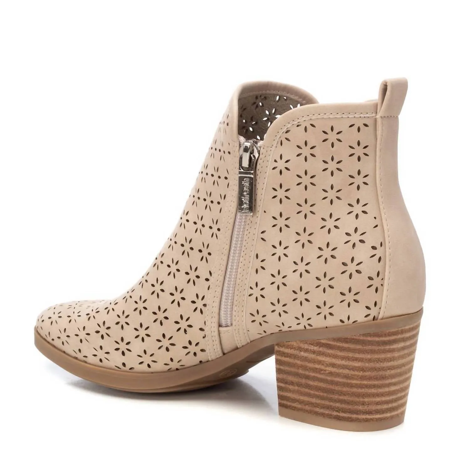 Women's Ankle Booties In Beige