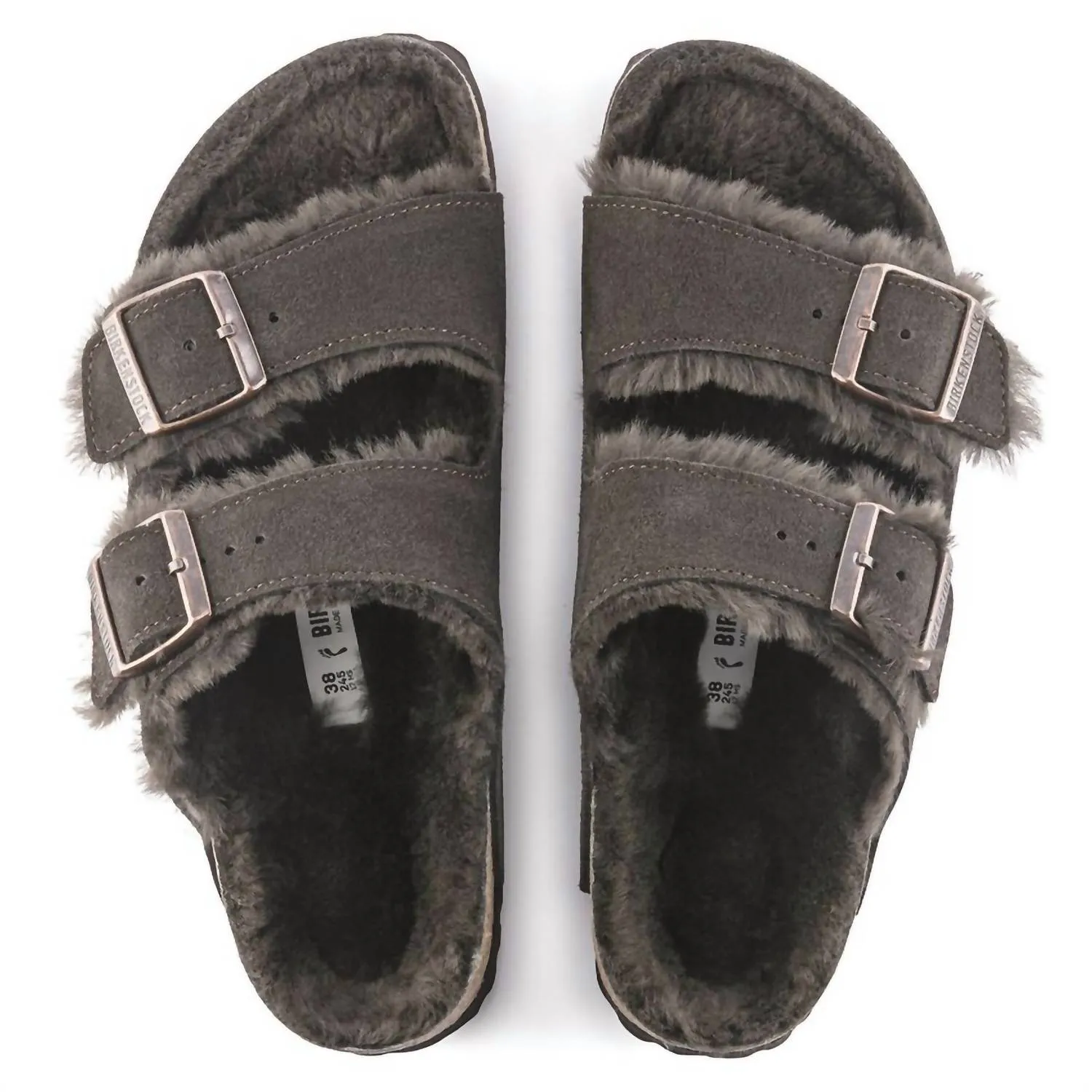 Women's Arizona Shearling Sandals In Mocha