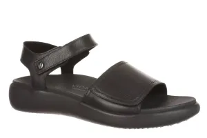 Women's Awaken Recovery Adjustable Walking Sandals In Black