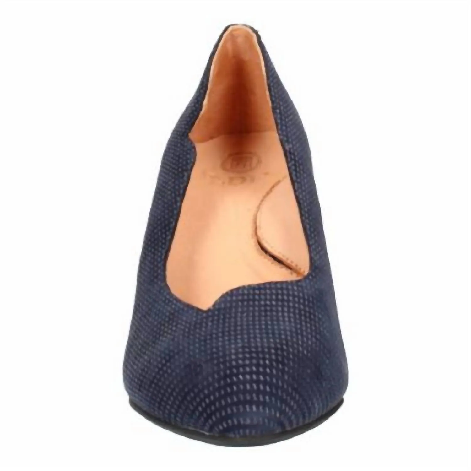 Women's Bamell Leather Pumps In Navy Raindrop