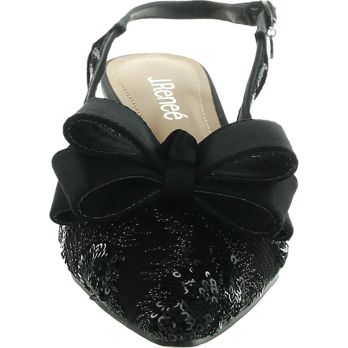 Womens Bow Mesh Ankle Strap