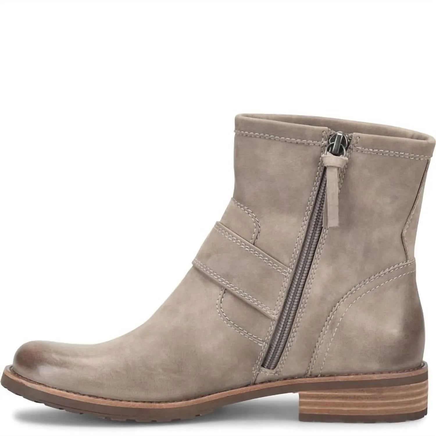 Women's Brie Moto Boot In Rock Grey