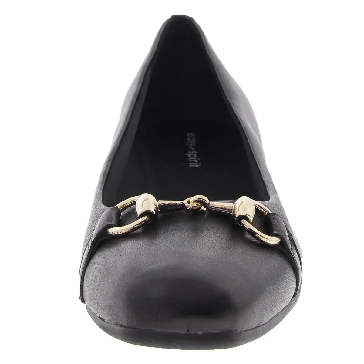 Womens Buckle Leather Wedge Heels