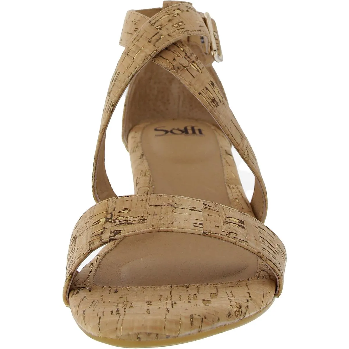 Womens Buckle Manmade Ankle Strap