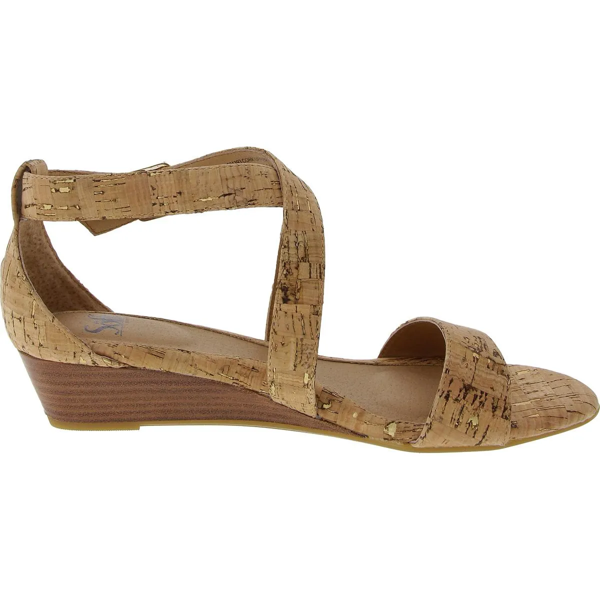 Womens Buckle Manmade Ankle Strap