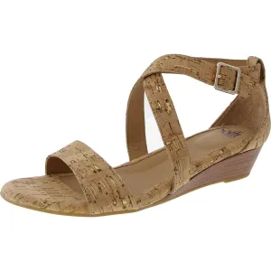 Womens Buckle Manmade Ankle Strap