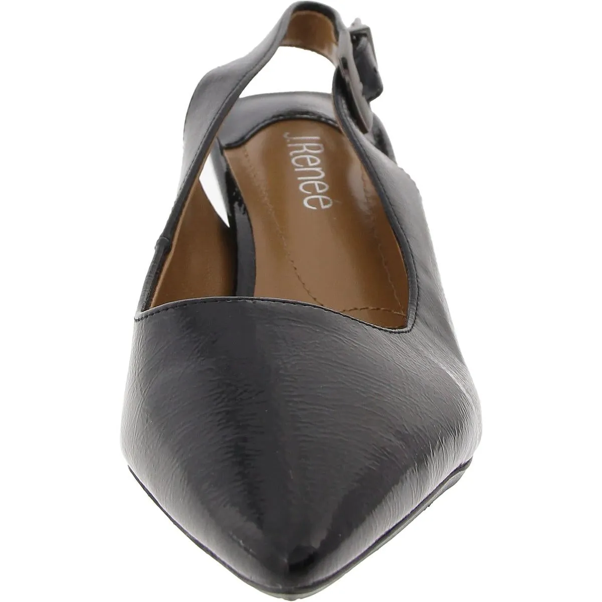 Womens Buckle Slingback Heels