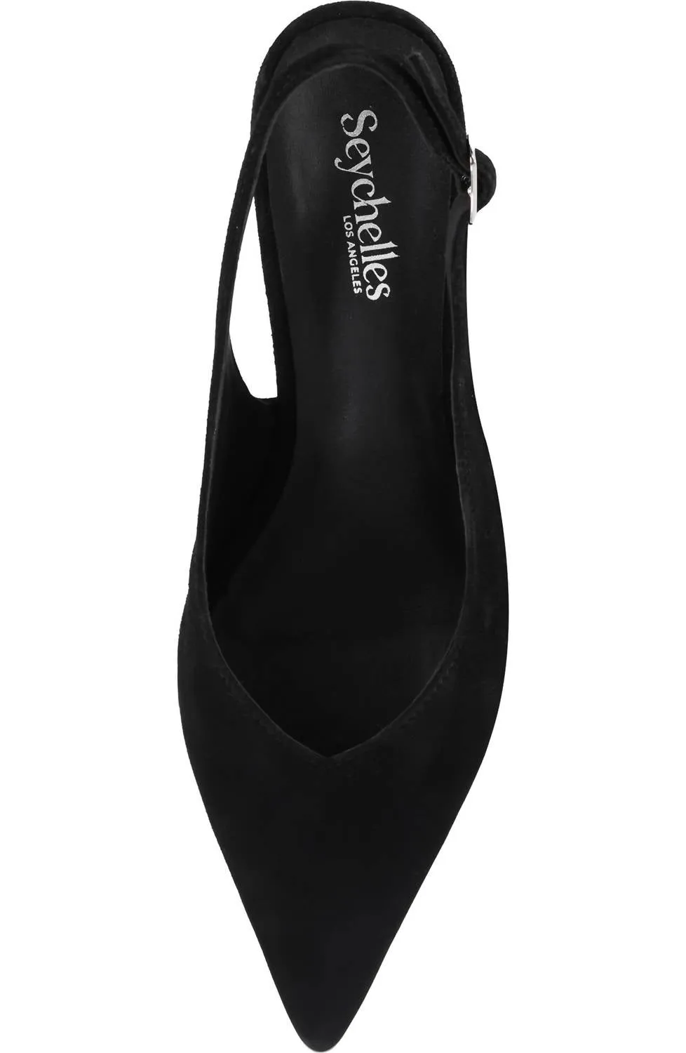 Women's Candlelight Slingback Pump In Black Suede