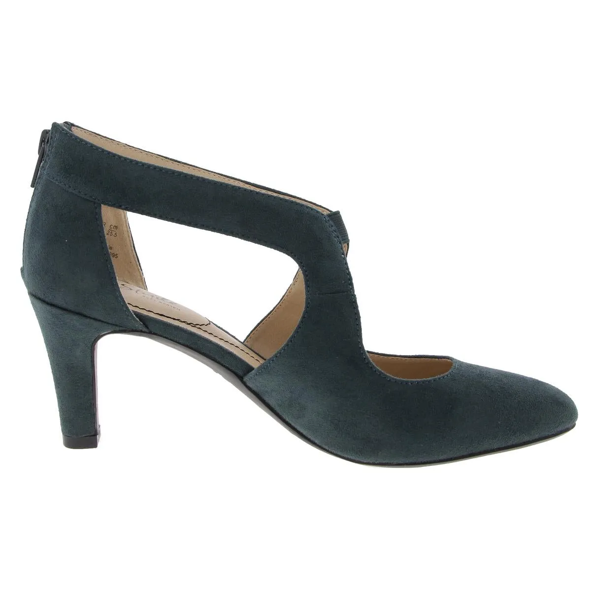 Womens Canvas Pointed Toe Pumps