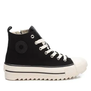 Women's Casual High Top Sneakers In Black