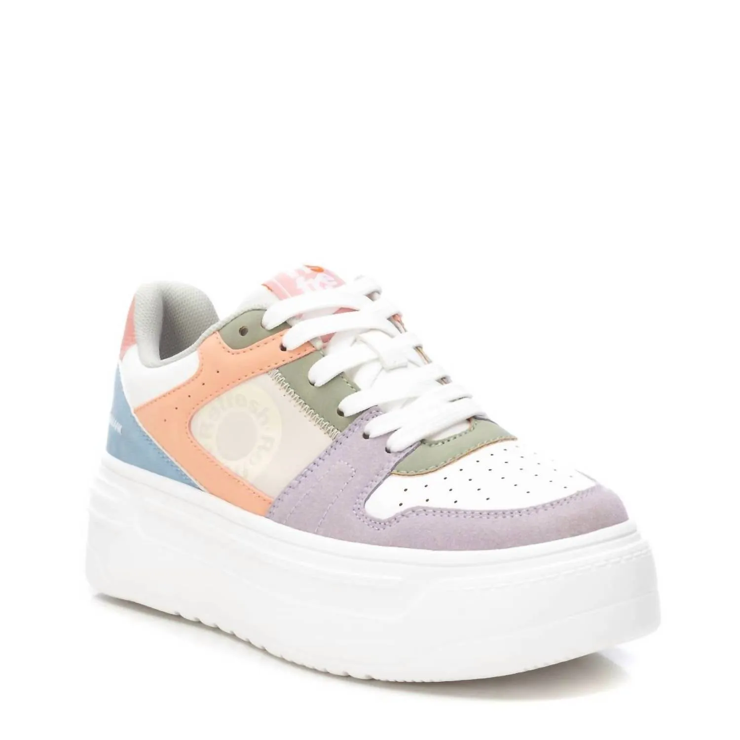 Women's Casual Platform Sneakers In Lilac
