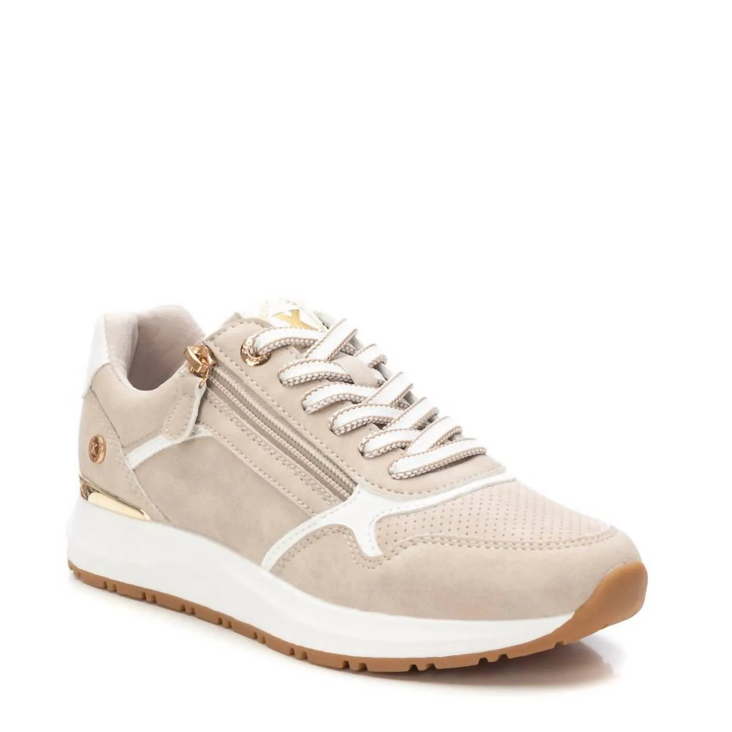 Women's Casual Sneakers In Beige