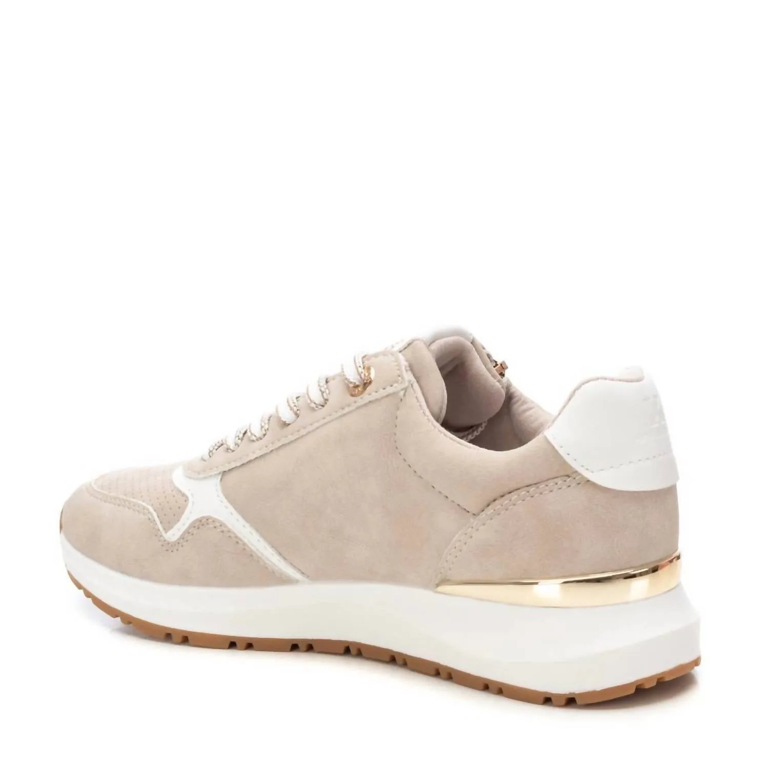 Women's Casual Sneakers In Beige