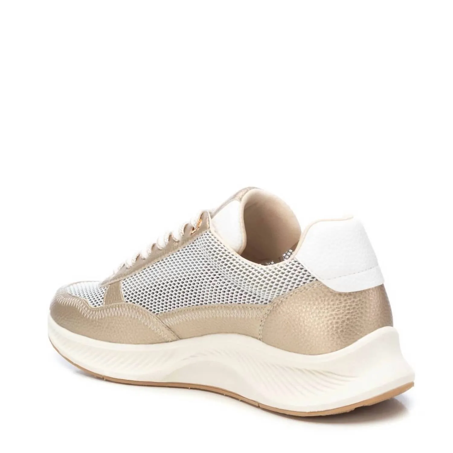 Women's Casual Sneakers In Gold