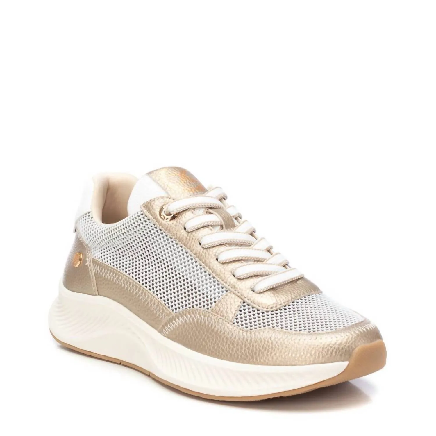 Women's Casual Sneakers In Gold