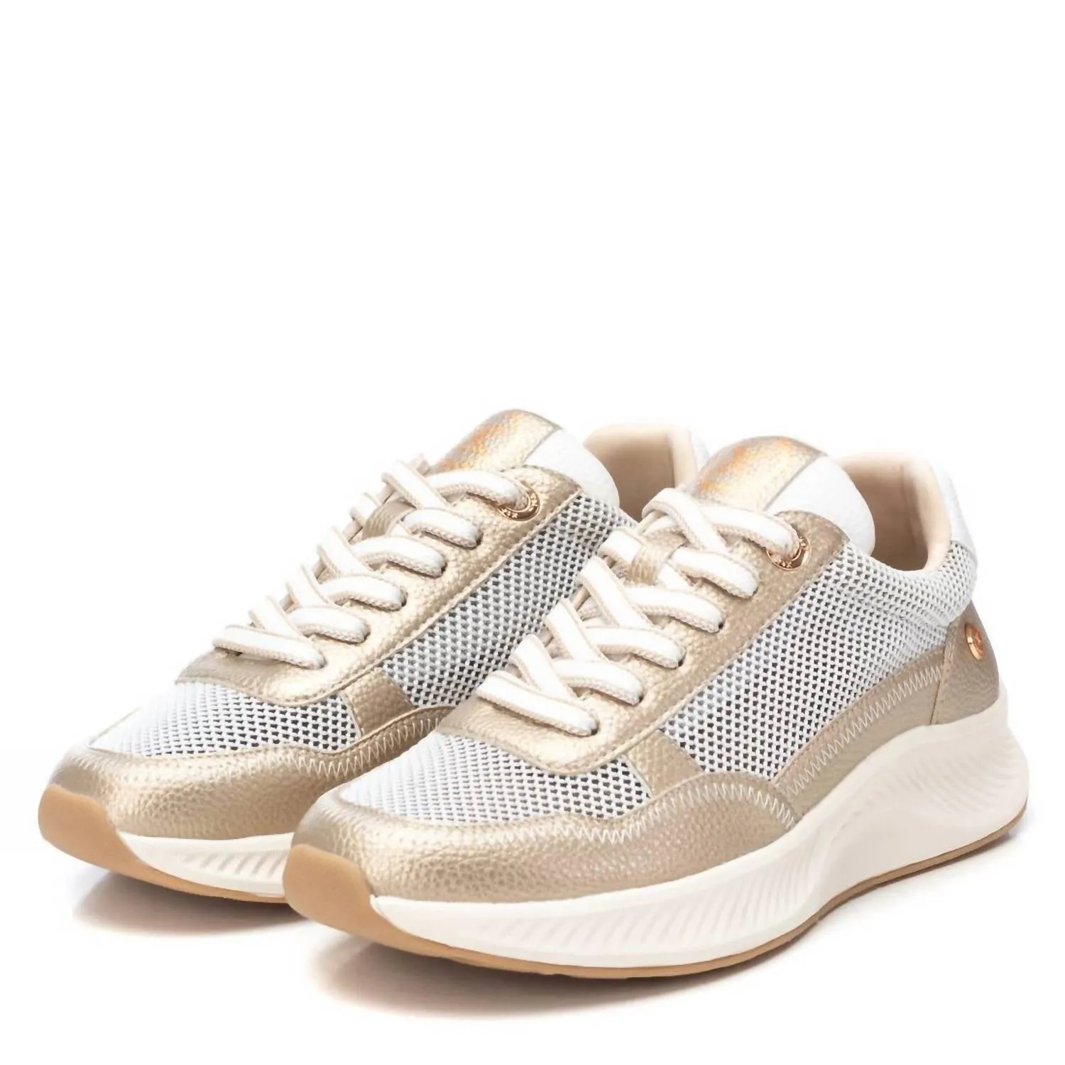 Women's Casual Sneakers In Gold