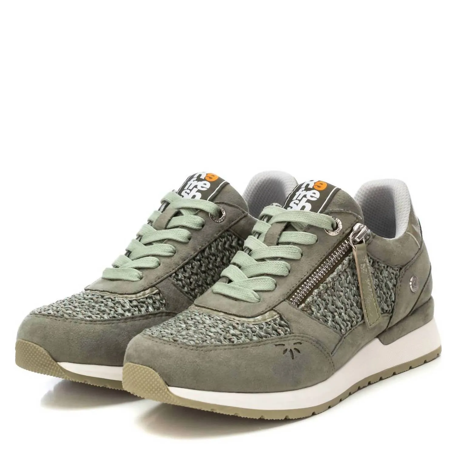 Women's Casual Sneakers In Kakhi